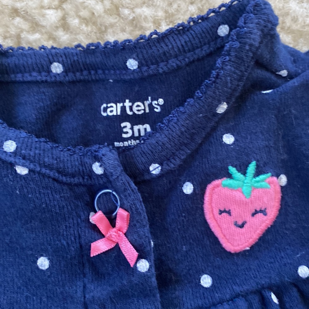 Gently worn carters Onsie/ dress bundle size 3 months - Picture 11 of 12